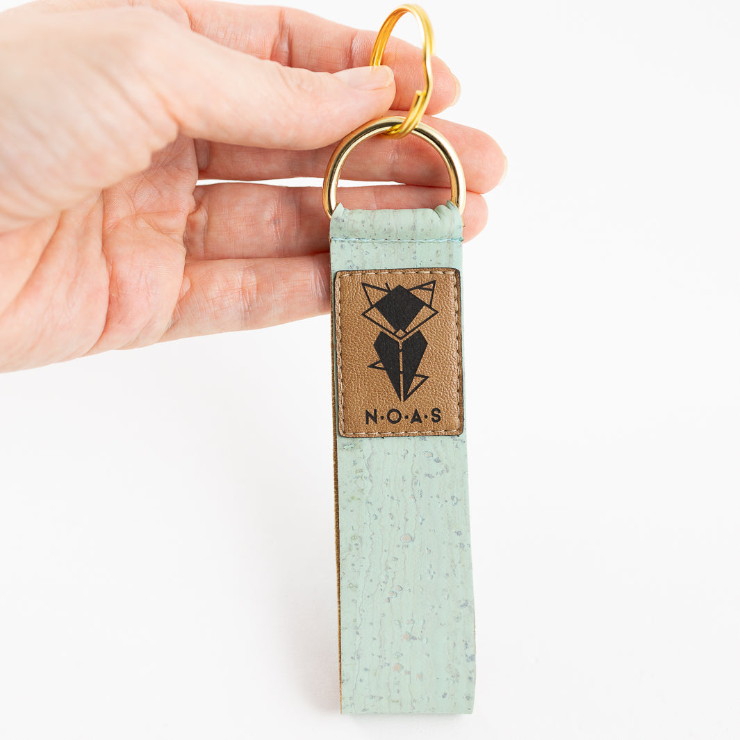 Kork Mint Schlüsselanhänger