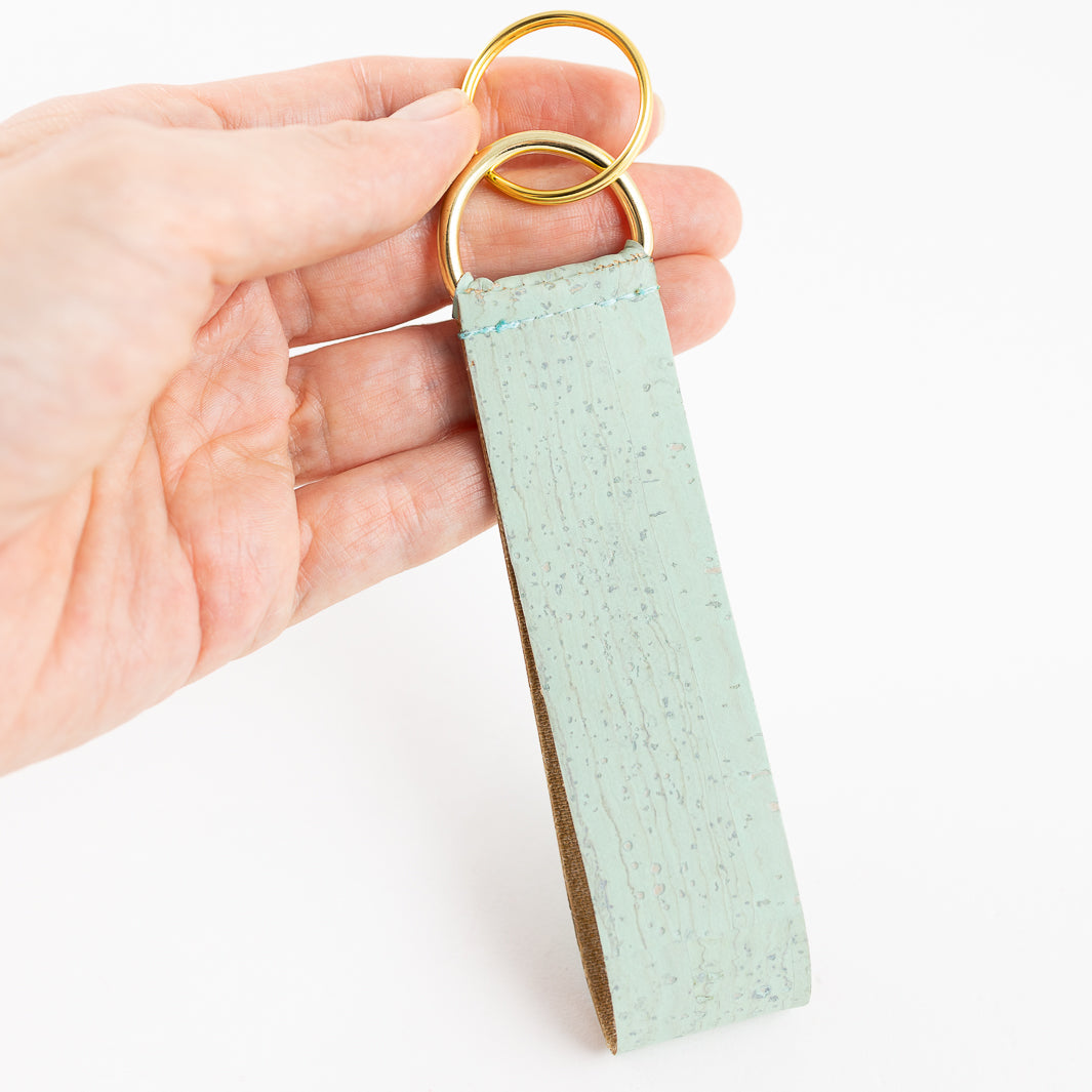 Kork Mint Schlüsselanhänger