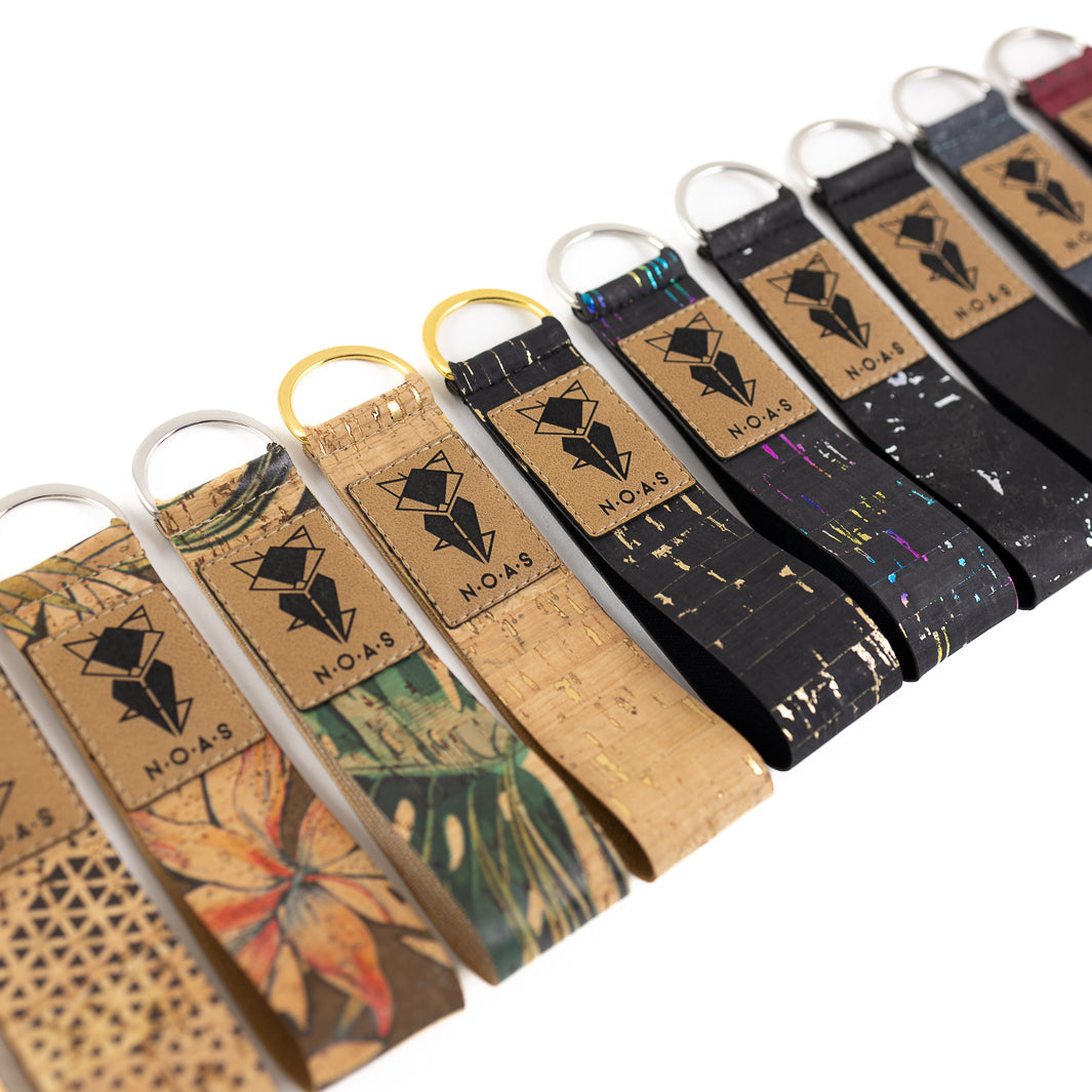 Kork Weinrot Schlüsselanhänger