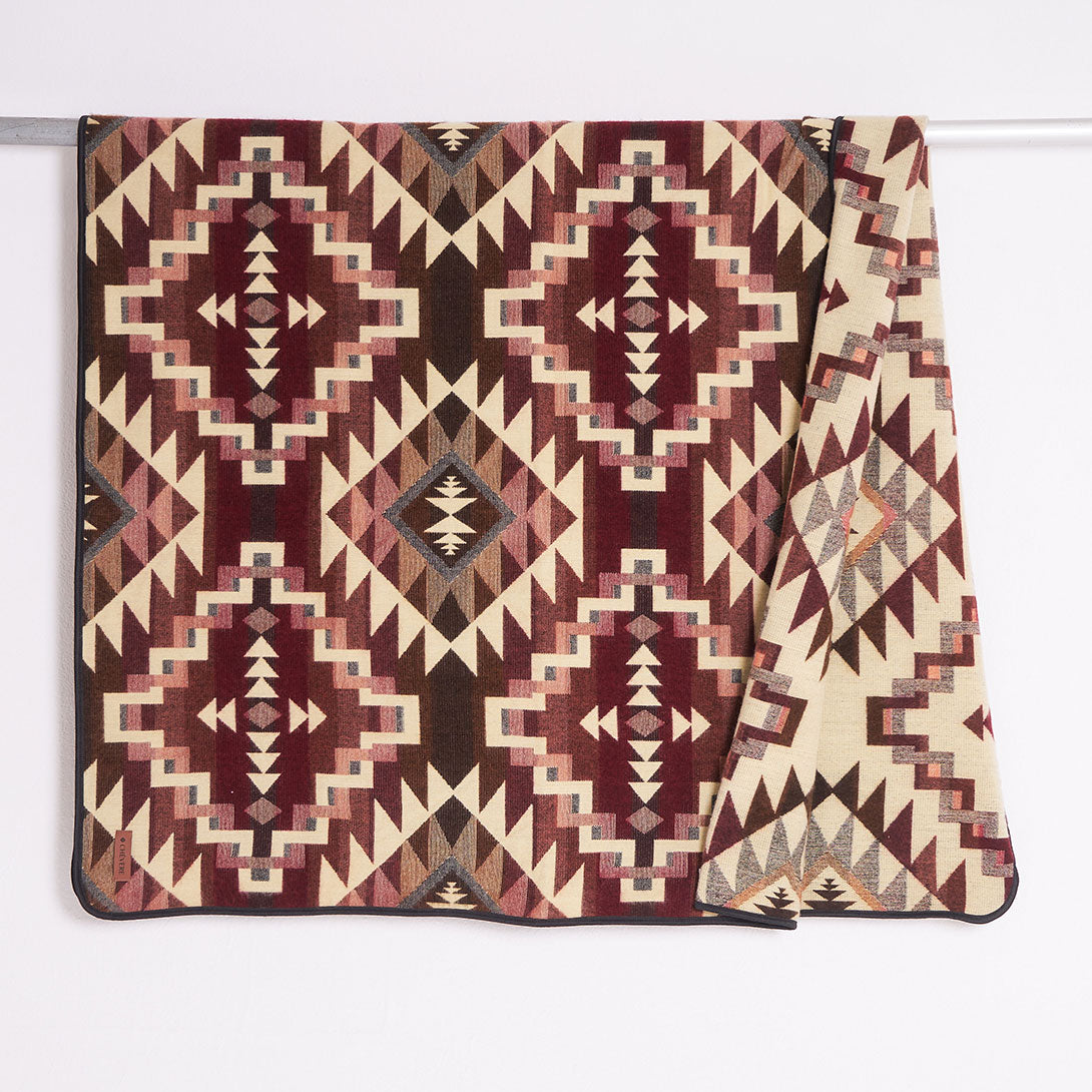 Boho Reise-Decke 110x205cm I Cotopaxi Red