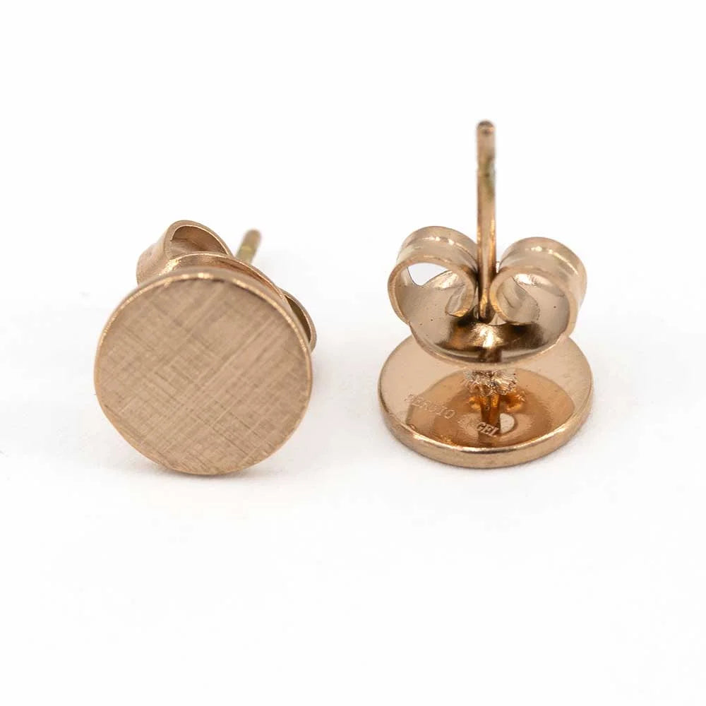 Pura Ohrring 08 rosevergoldet aus Edelstahl – Sergio Engel