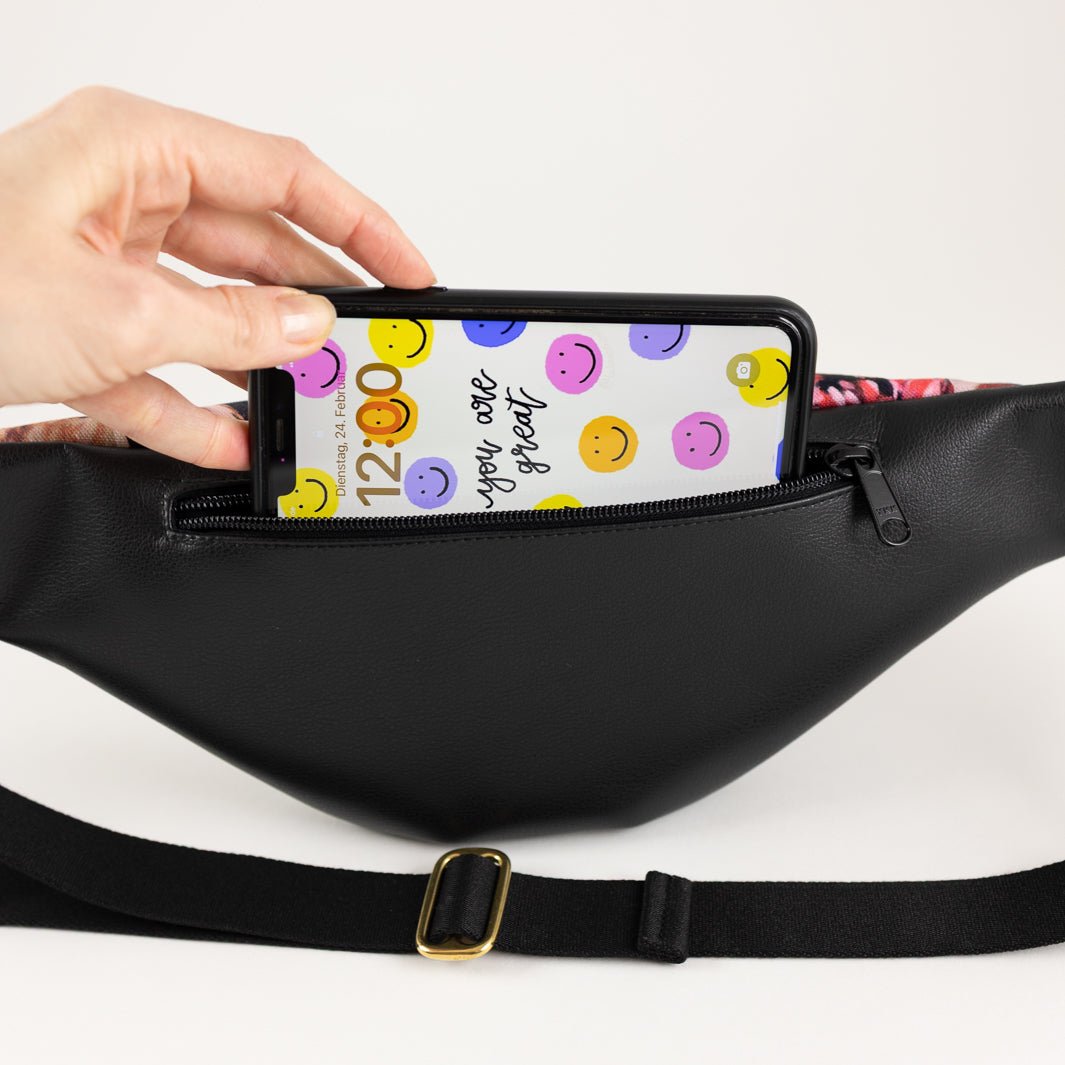 Bauchtasche Spring Blossom Size L - vegan und handgefertigt in Berlin | NOAS NOAS- simply love it.
