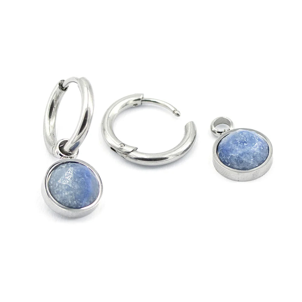 Beach Mini Creole 01 mit Edelstein blau – Sergio Engel