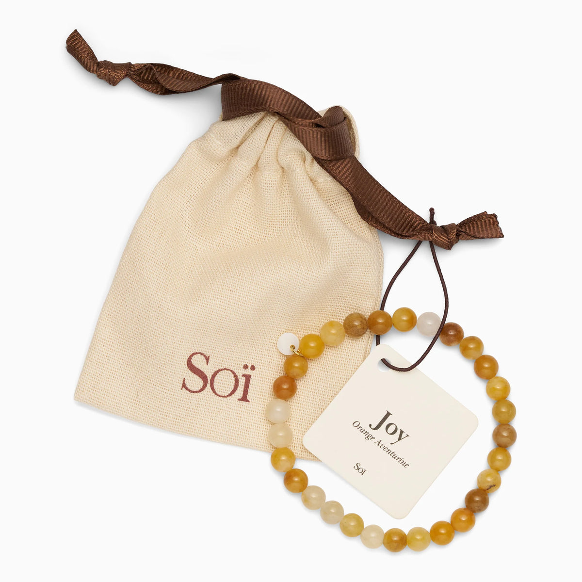 Armband für Damen Orange Aventurin "Joy" – Symbol für Lebensfreude | Soï