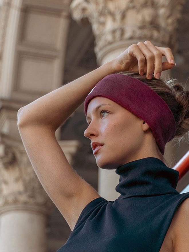 Stirnband LIZ aus weichem Baumwoll-Fleece