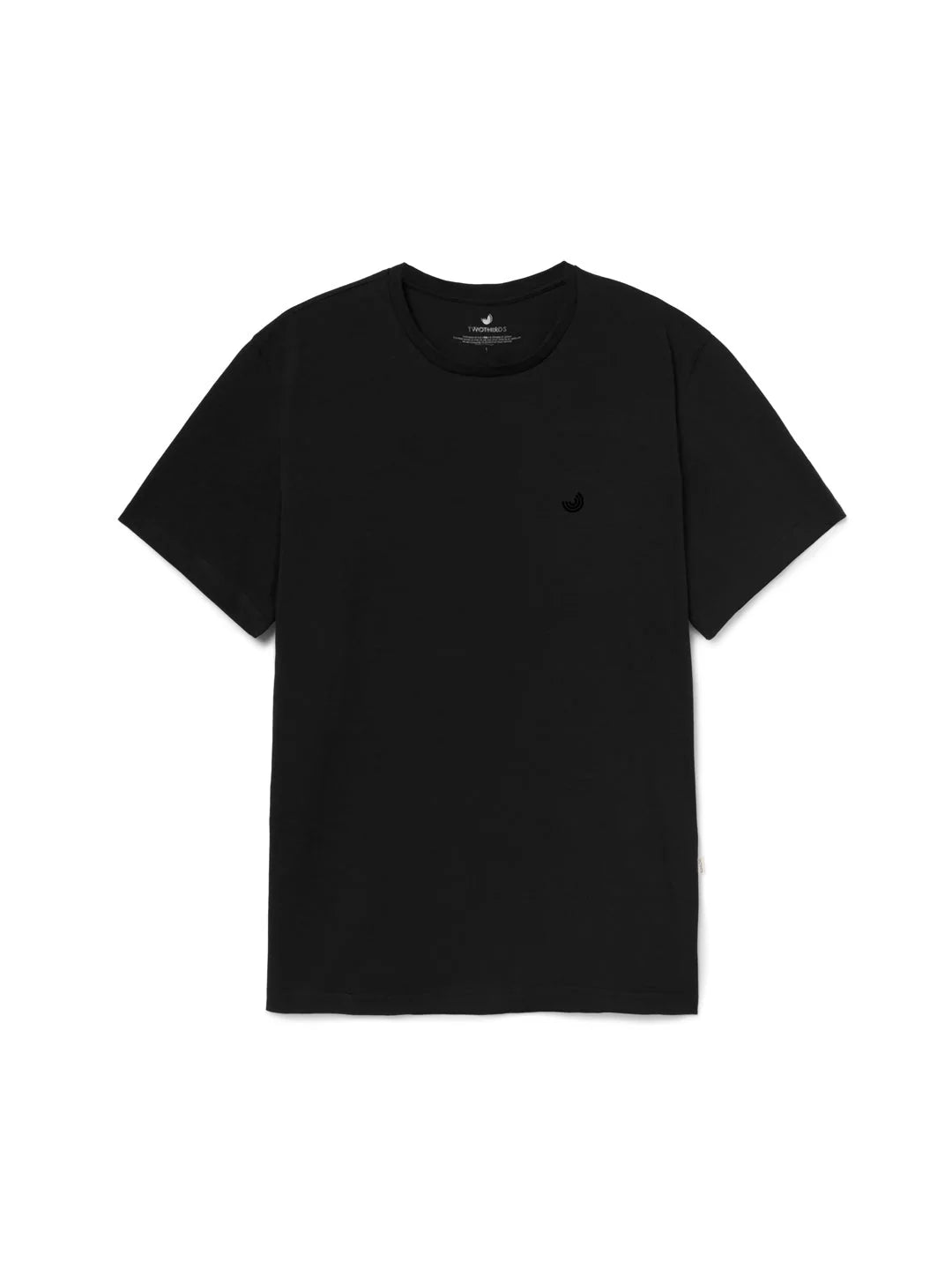 TWOTHIRDS Herren T-Shirt The Organic Cotton Tee Black (Bio-Baumwolle)