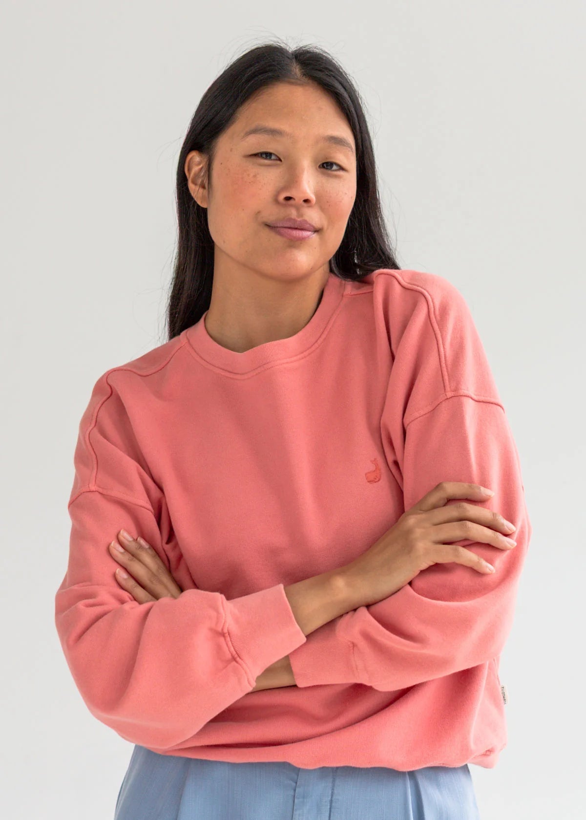 Sweatshirt Niza pink aus Bio-Baumwolle von Twothirds