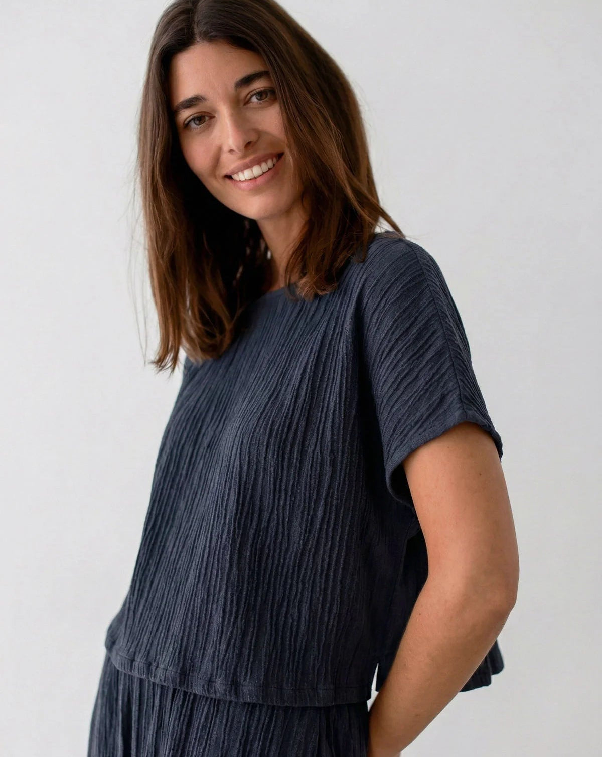 Damen Oberteil Palombaggia dusty blue Twothirds