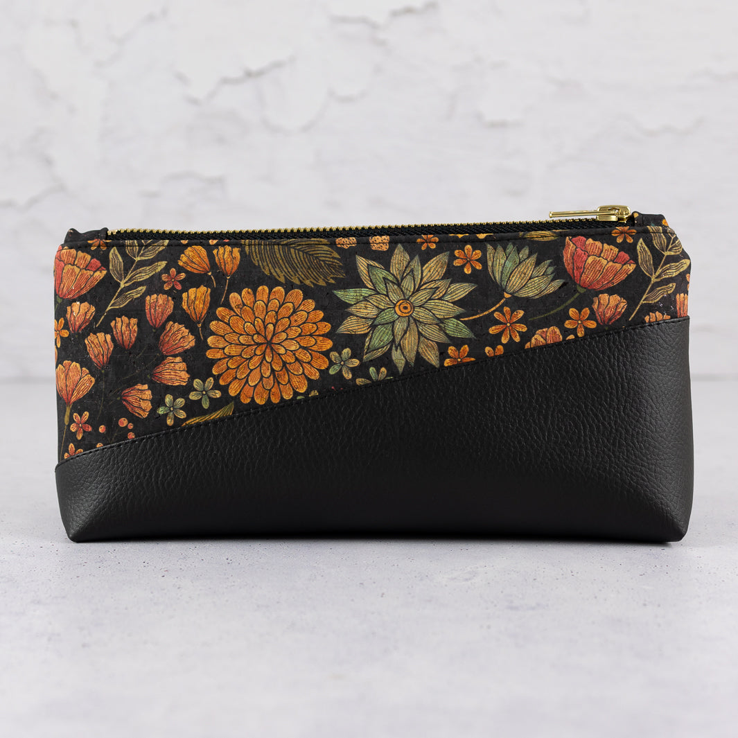 Kosmetiktasche Kork Flower - vegan und handgefertigt in Berlin | NOAS