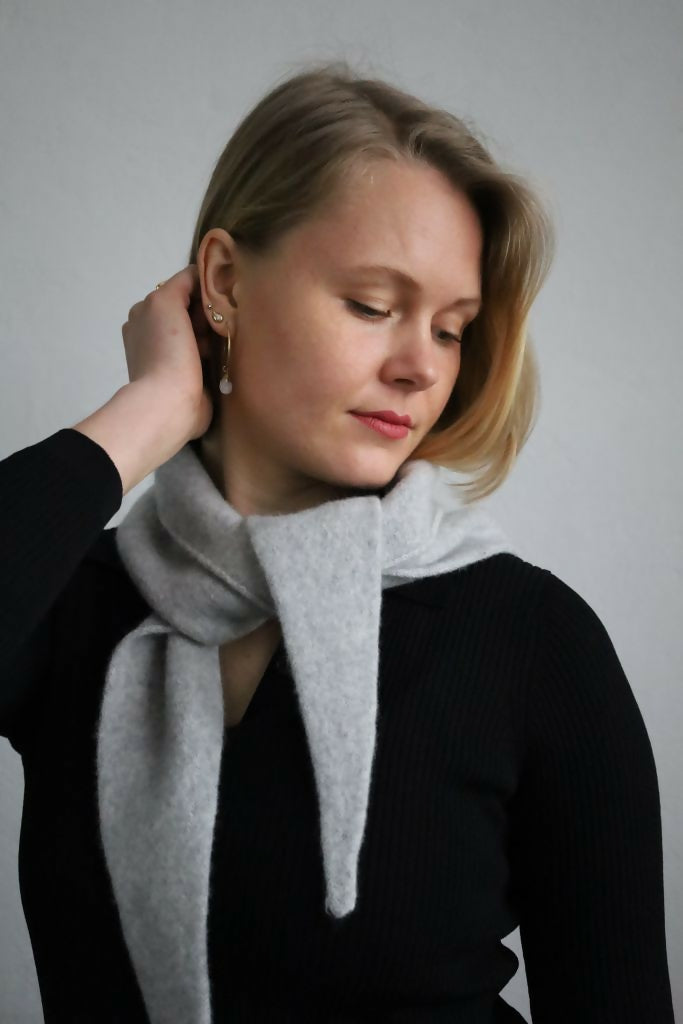 Dreieckstuch SIMPLE Flanella Grey Melange