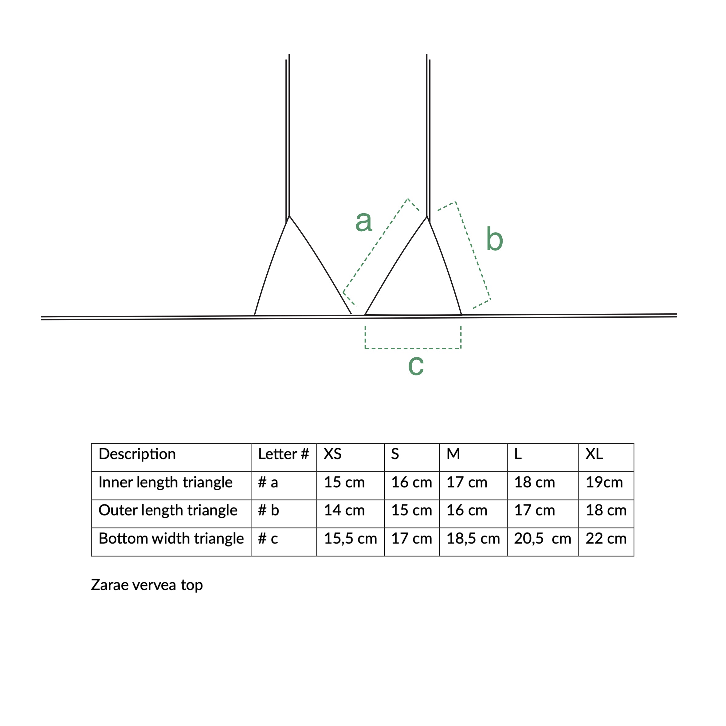 Zarae Vervea Triangle Bikini Top in Volcano