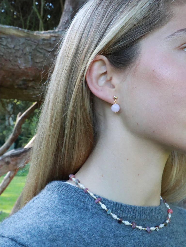 Ohrringe Nora Rosa Jade "Love"