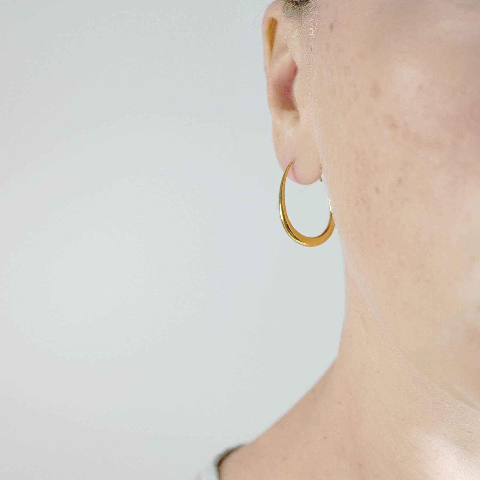 DROP Creolen aus Edelstahl, handgefertigt in Deutschland | Fräulein Tapir