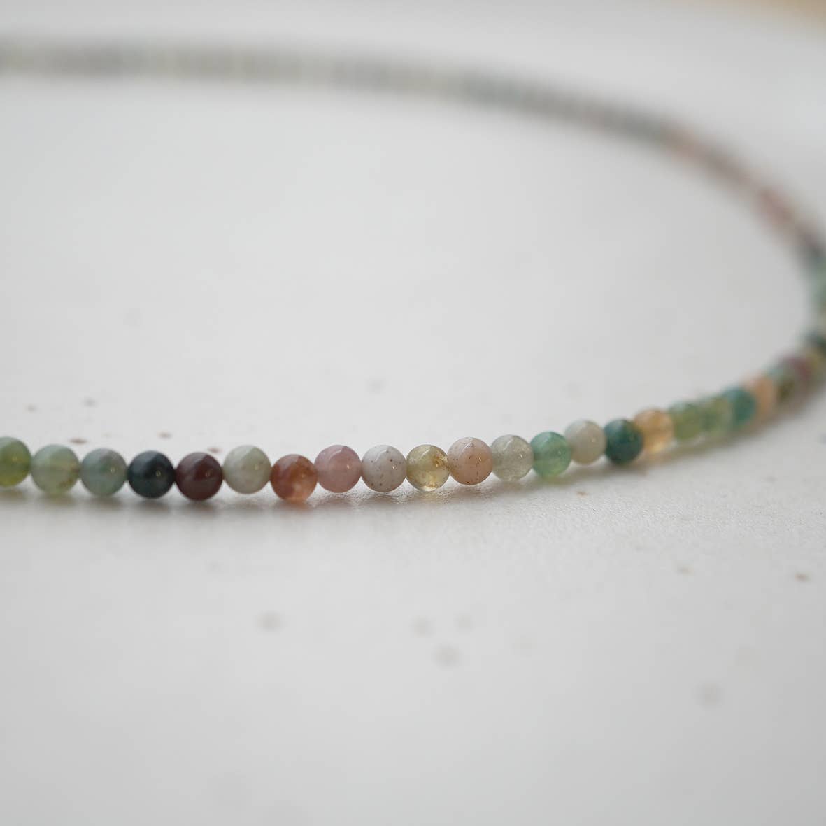 PEARL Kette aus Achat-Edelsteinen, handgefertigt in Deutschland | Fräulein Tapir