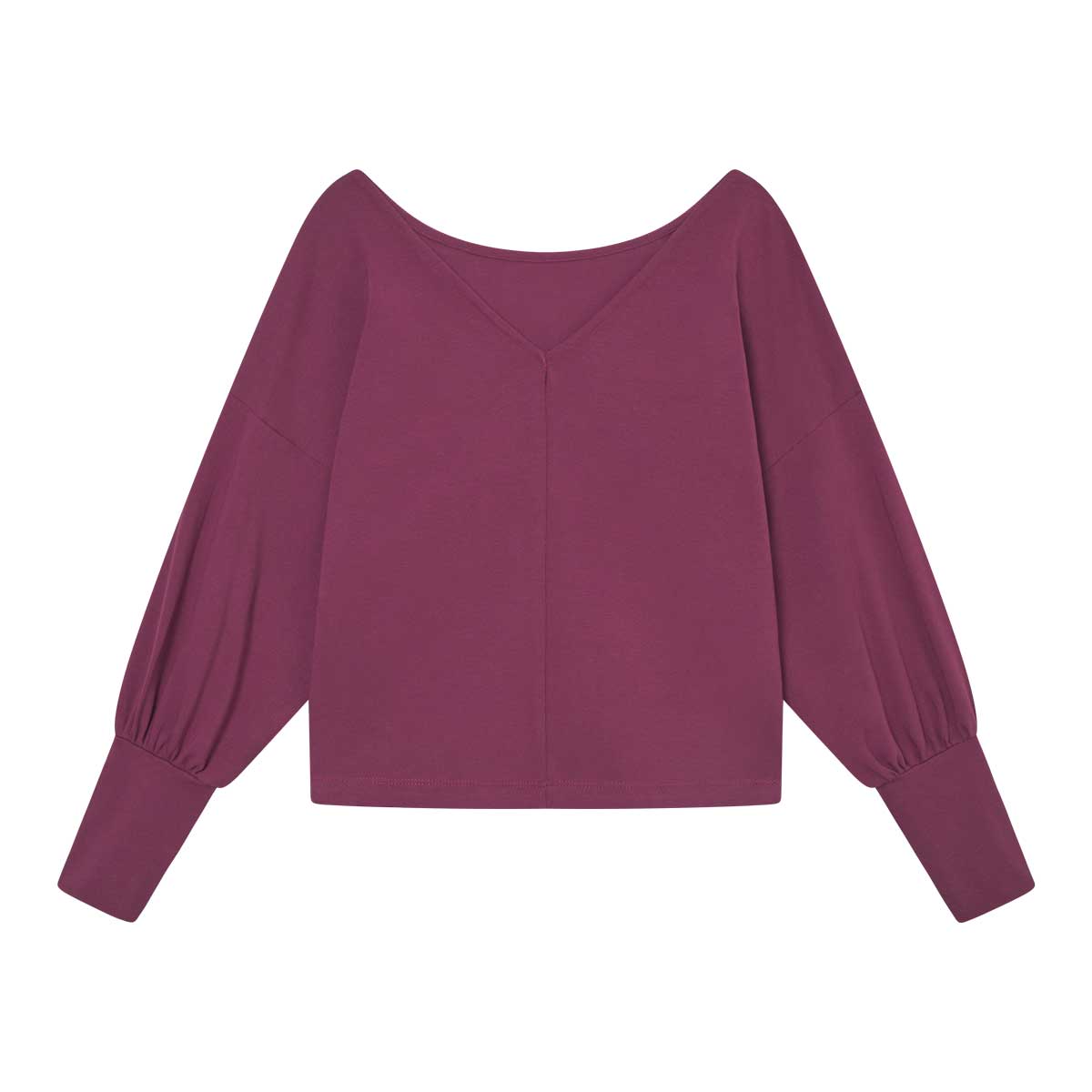 Longsleeve AVA Beere aus Bio-Baumwolle