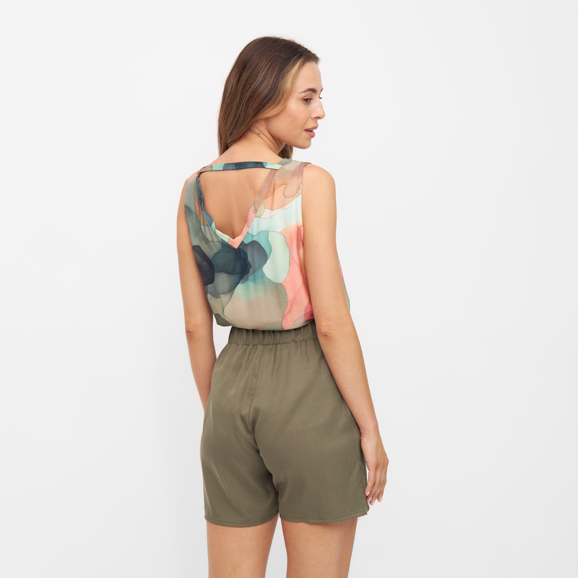 Sliptop VAU clouds Print aus ECOVERO®