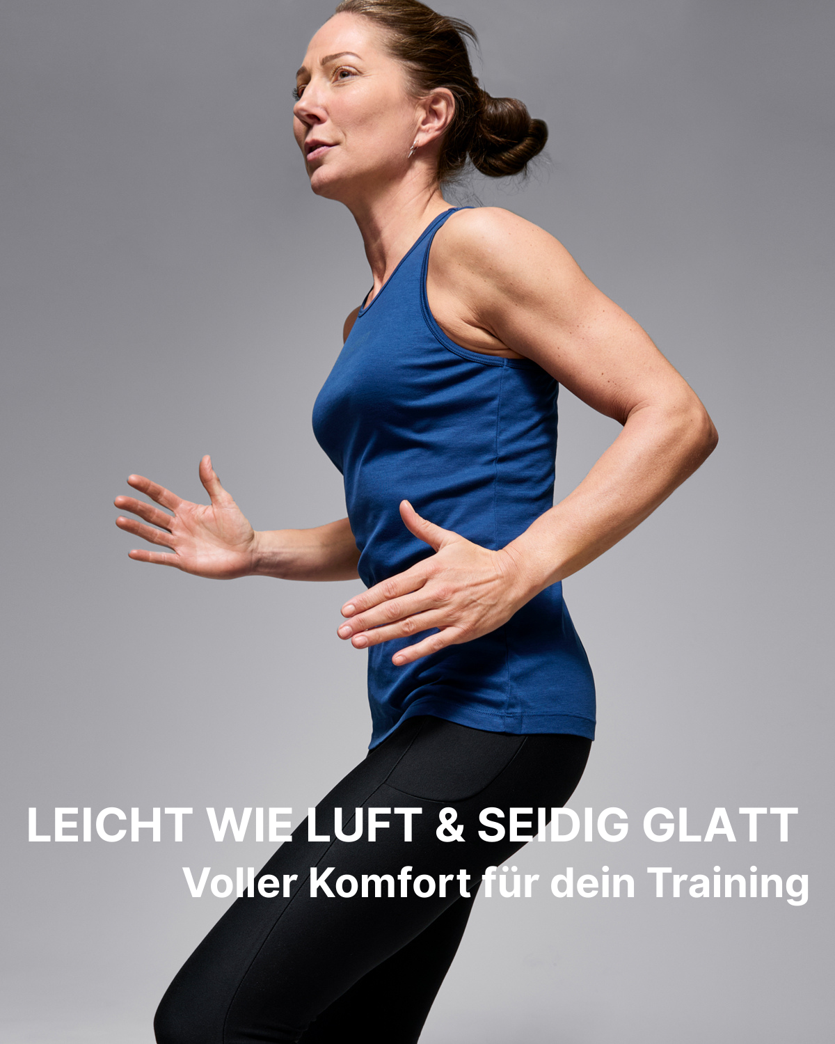Racerback Tank Top aus TENCEL™ und SEACELL™ blau FONDA | Gooden