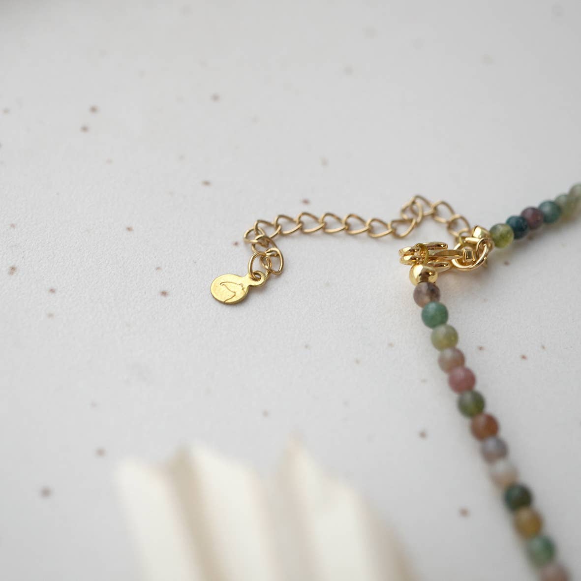 PEARL Kette aus Achat-Edelsteinen, handgefertigt in Deutschland | Fräulein Tapir