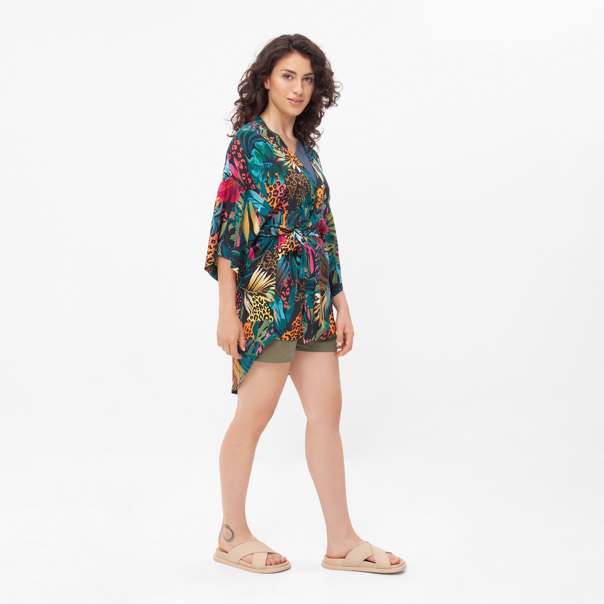 Kimono UMA tropic Print aus ECOVERO®