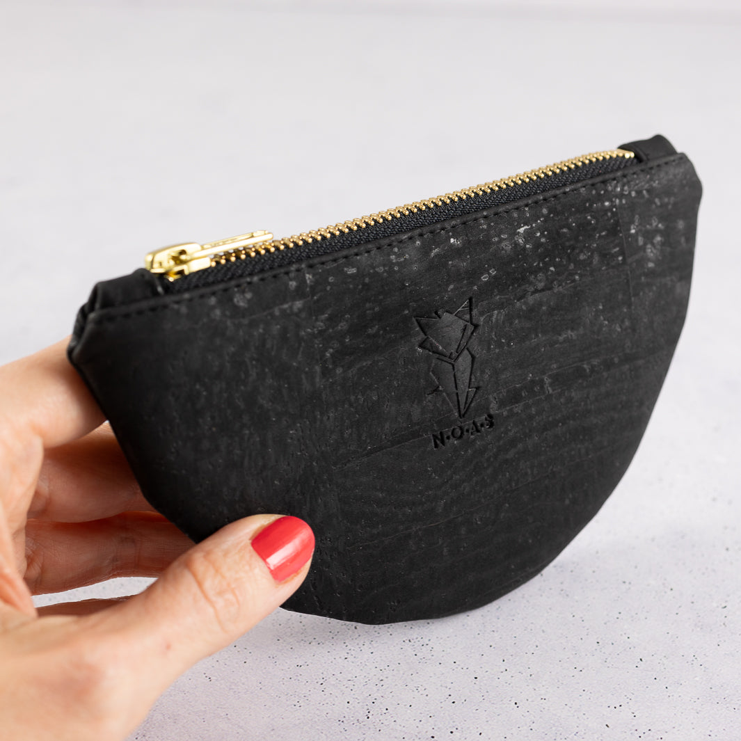 Moon Bag Kork Schwarz