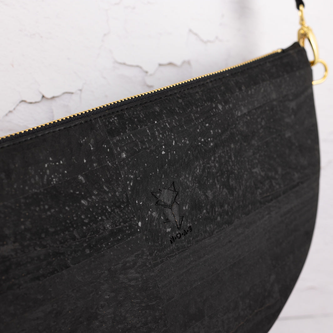 Moon Bag Kork Schwarz