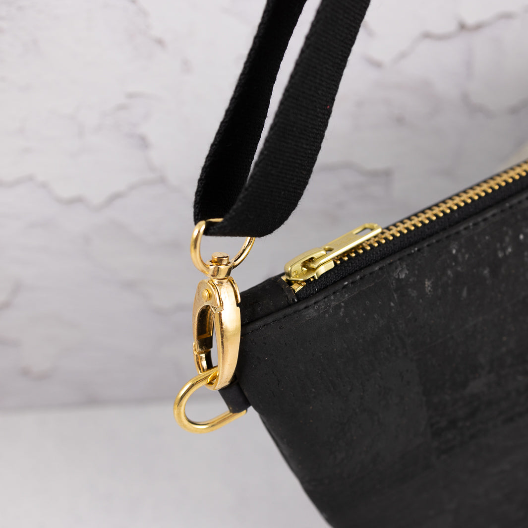 Moon Bag Kork Schwarz