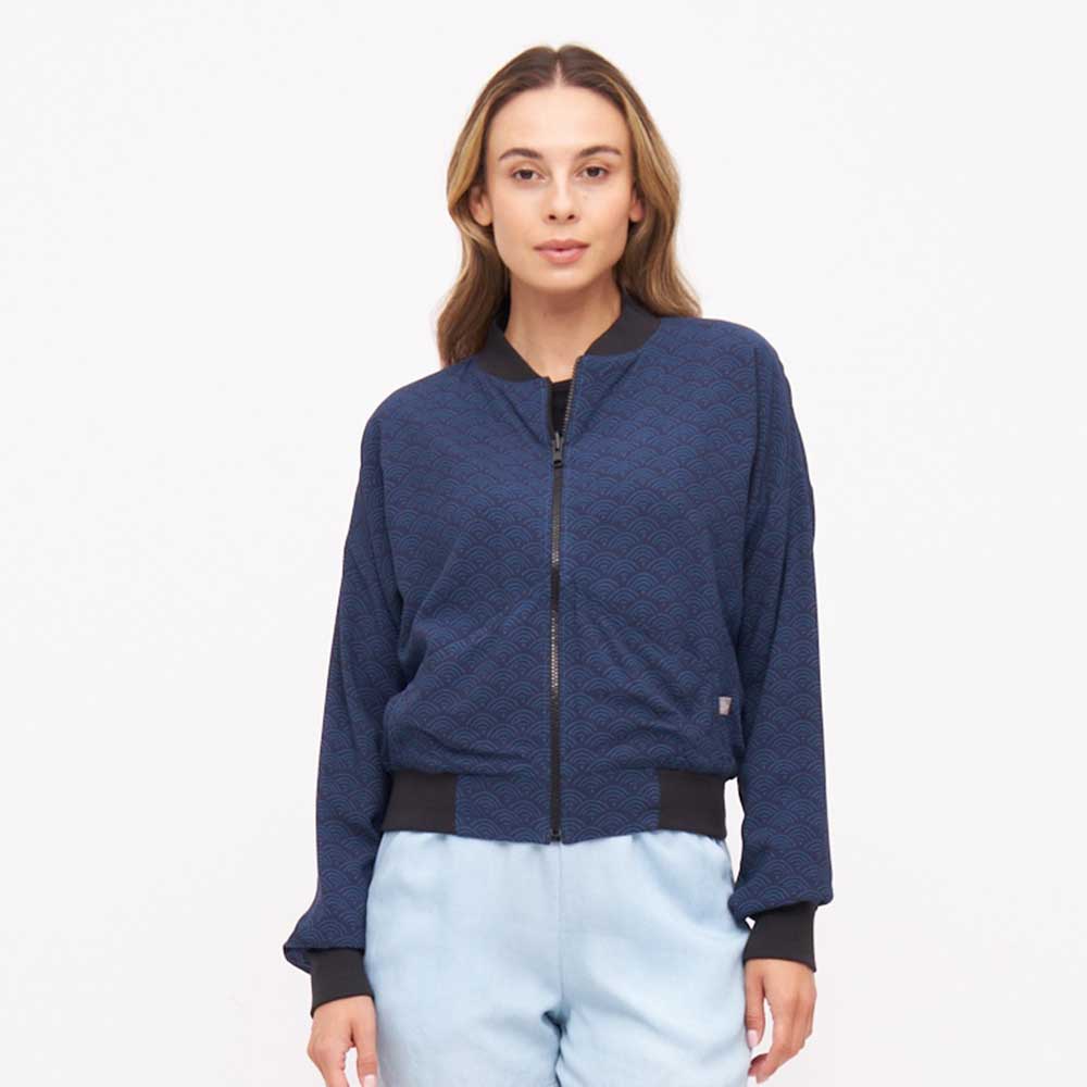 Wende-Blouson TURNER Grafik/Blau