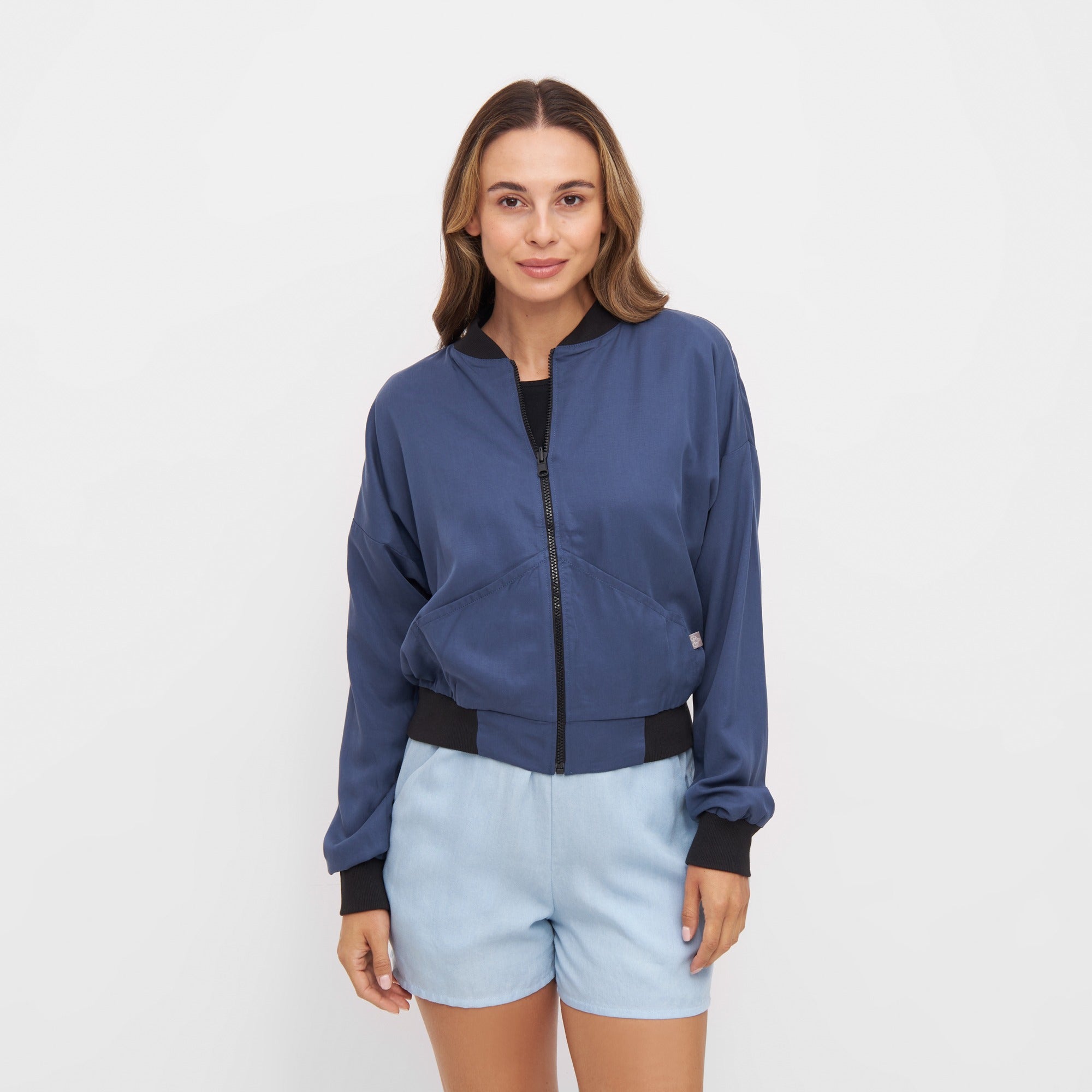 Wende-Blouson TURNER Grafik/Blau