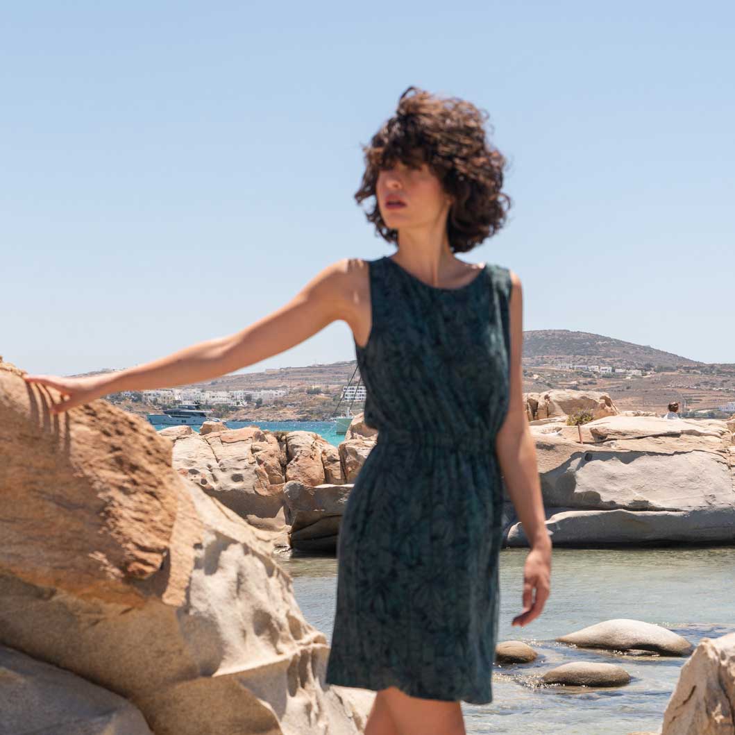 Kleid RIVA mit Rückenschlitz