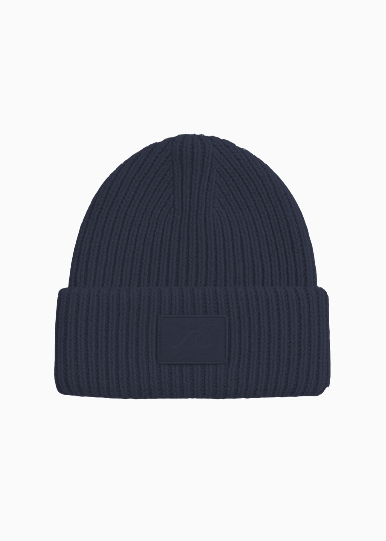 Beanie Mütze Wave aus Bio-Baumwolle Marine | Salty