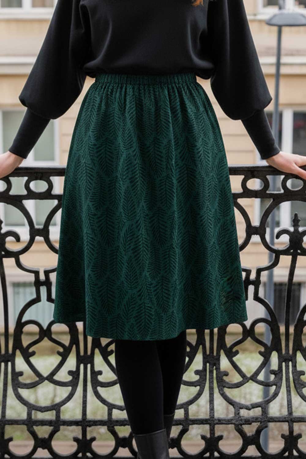 Rock SYMPLA petrol aus ECOVERO®