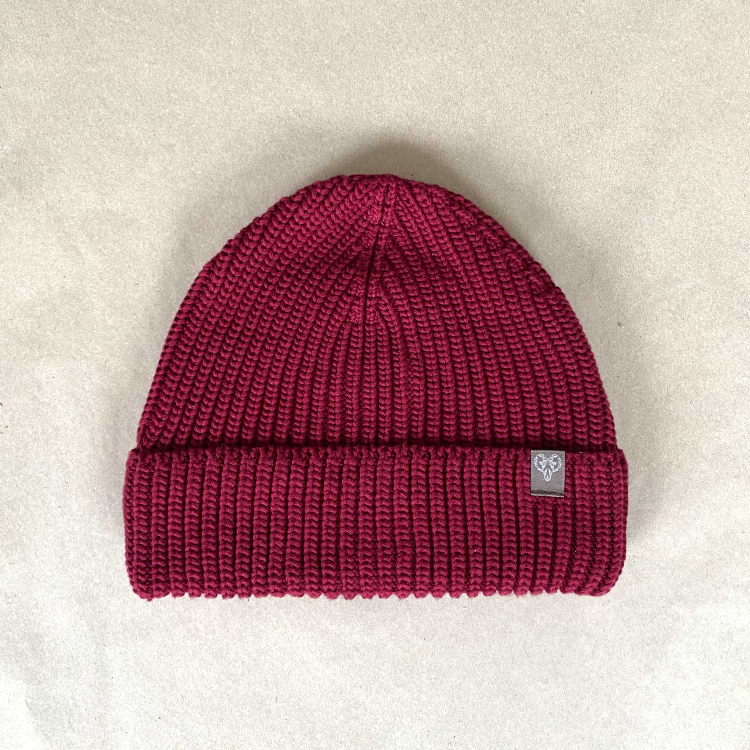 LANA gerippte Beanie aus Bio-Baumwolle