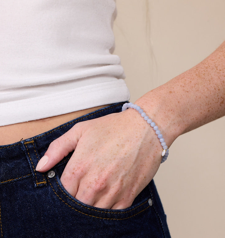 Armband Aquamarin "Courage"