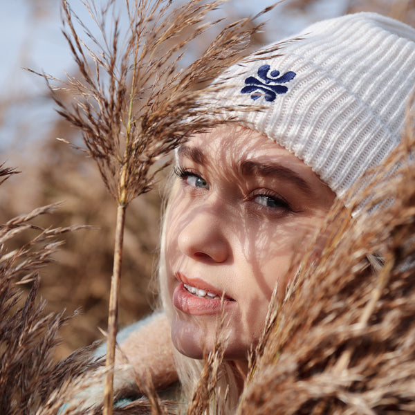 Mütze aus Merinowolle PAPALE IVORY