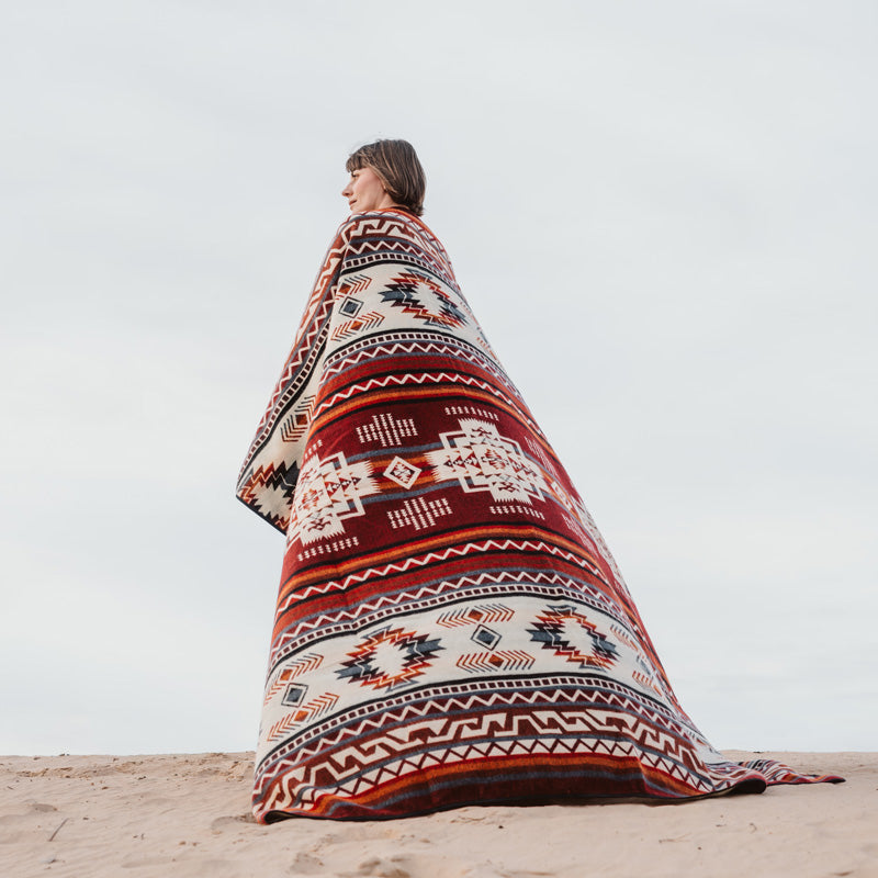 ETHNO Kingsize Decke Esmeraldas Earth