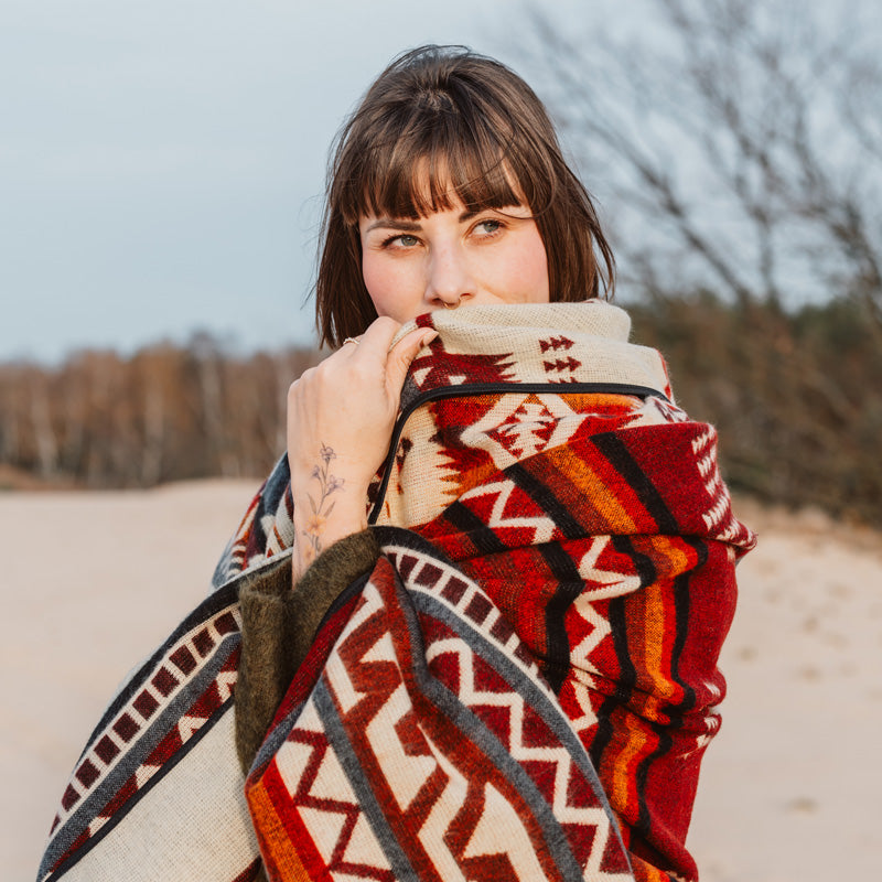 ETHNO Kingsize Decke Esmeraldas Earth