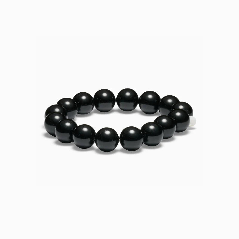 Armband Chunky Black Onyx "Grounding"