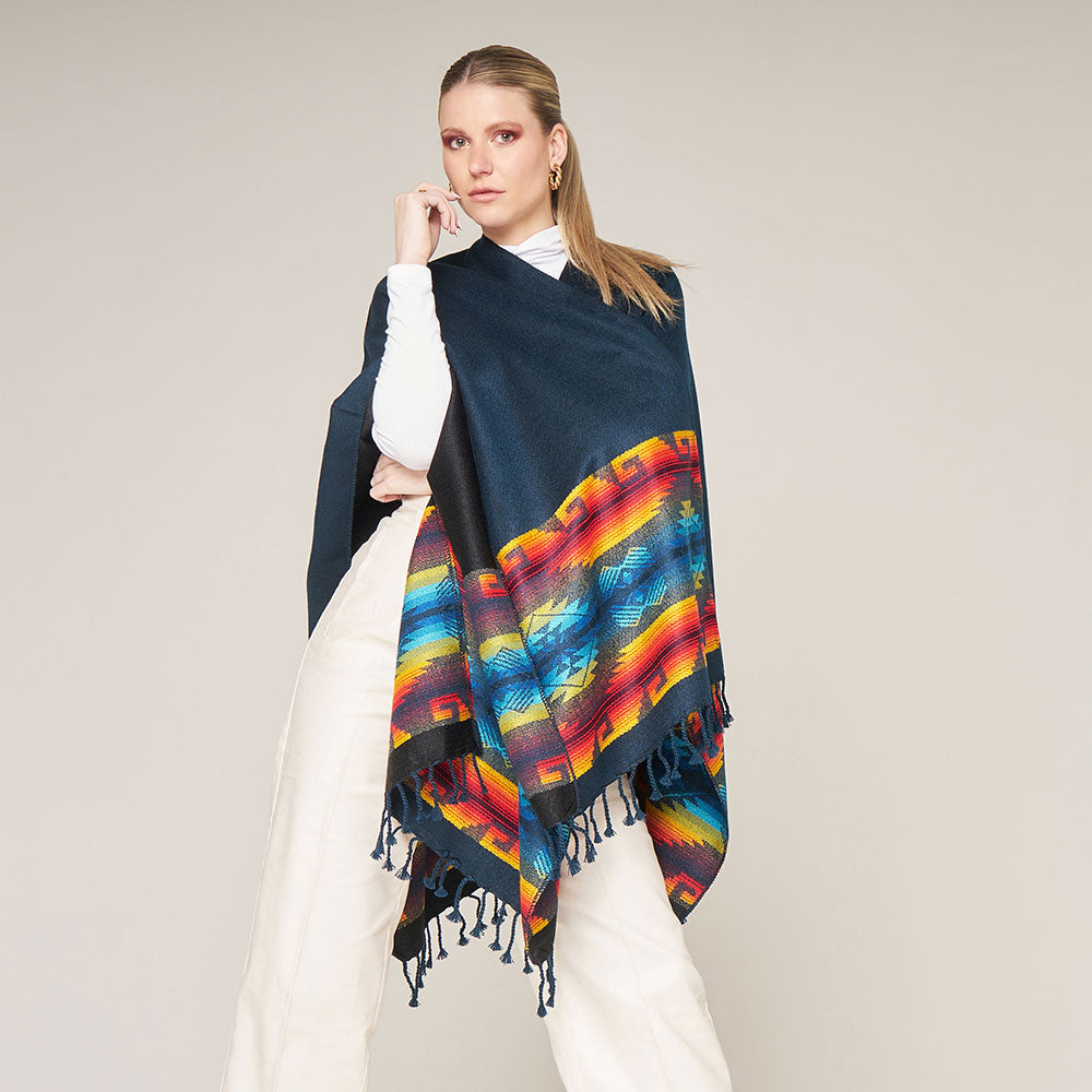 Poncho - Dark Blue