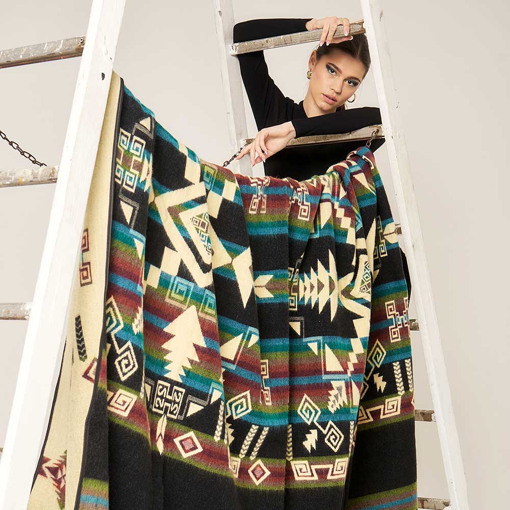 ETHNO Kingsize Decke Amazonas