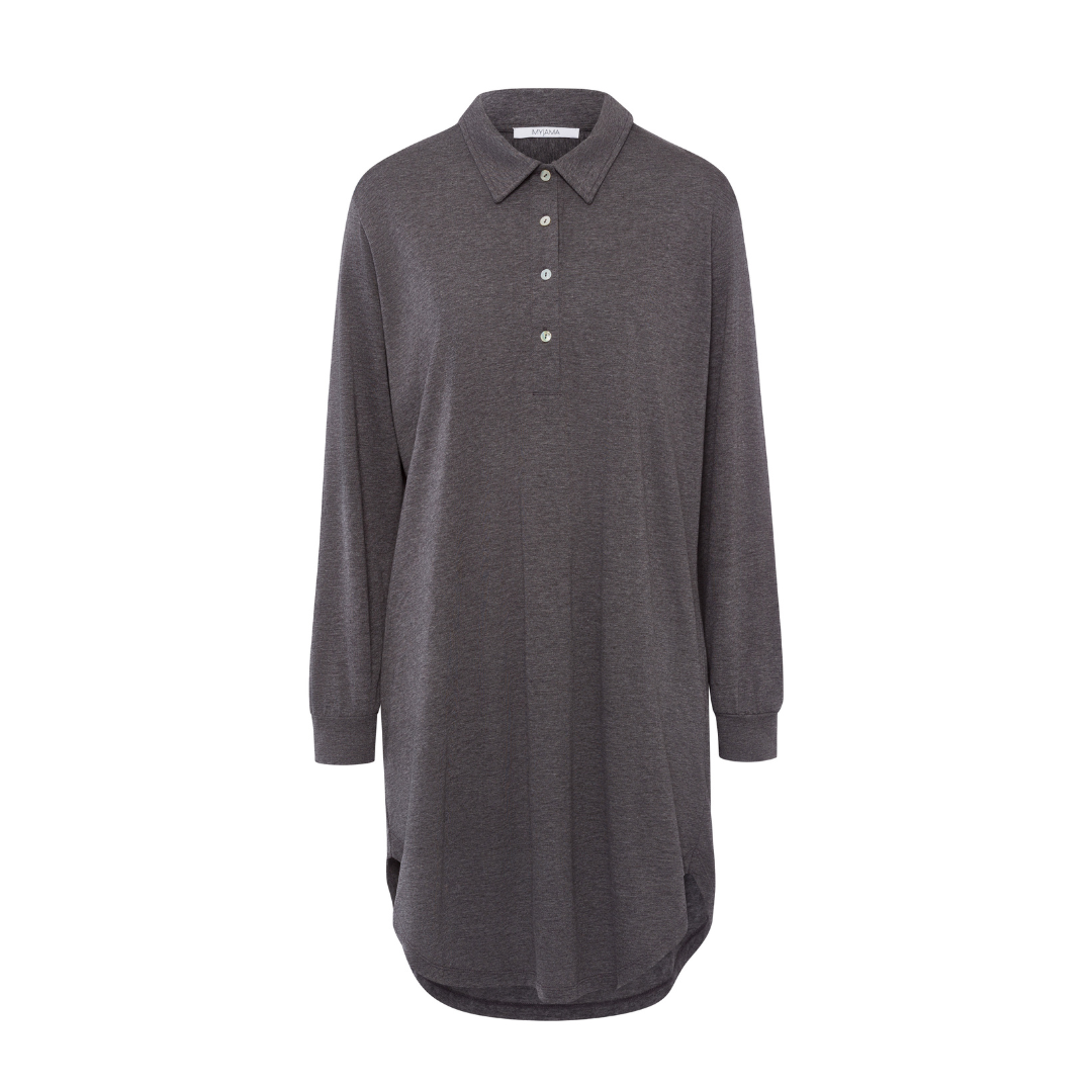 Caalla Nightshirt grau melange