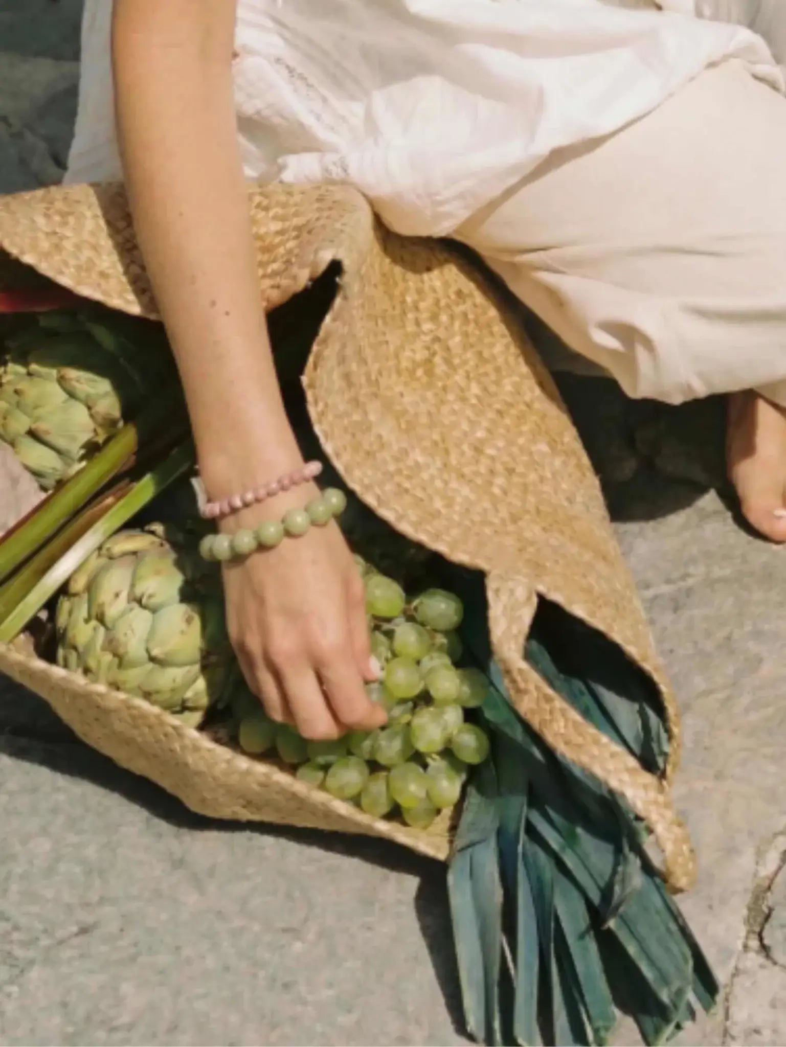 Armband für Damen Chunky Alashan Achat "Grounding" – Symbol für Schutz & Erdung | Soï