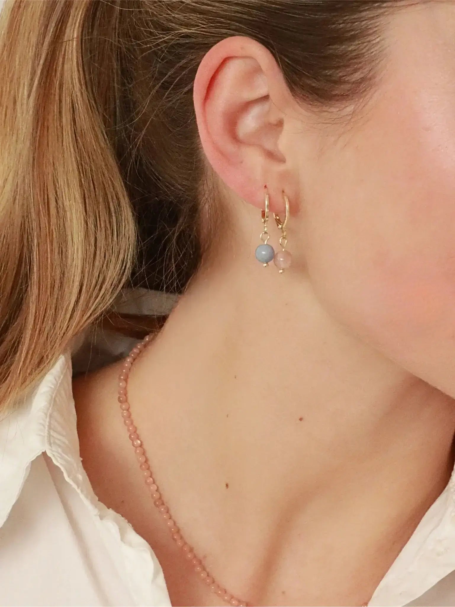 Ohrring für Damen Ava Sonnenstein "Power" - Symbol für Kraft | Soï (Sterlingsilber vergoldet)