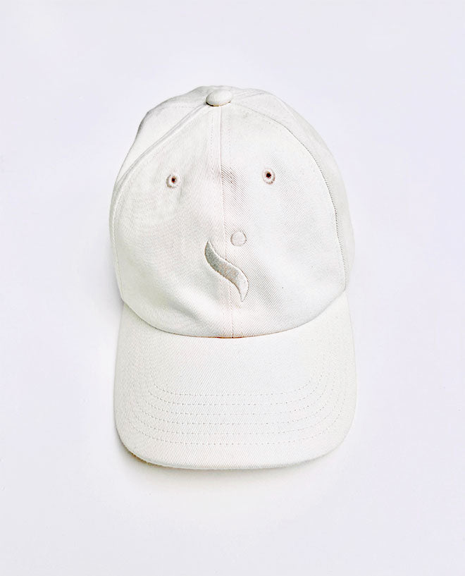 Dezentes Cap SU in Light Beige aus Bio-Baumwolle