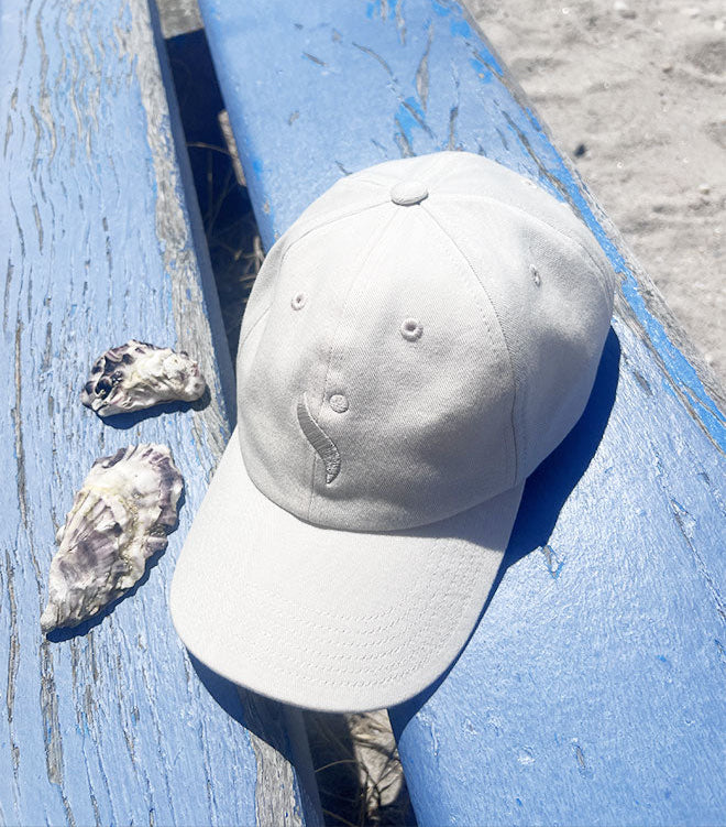 Dezentes Cap SU in Light Beige aus Bio-Baumwolle