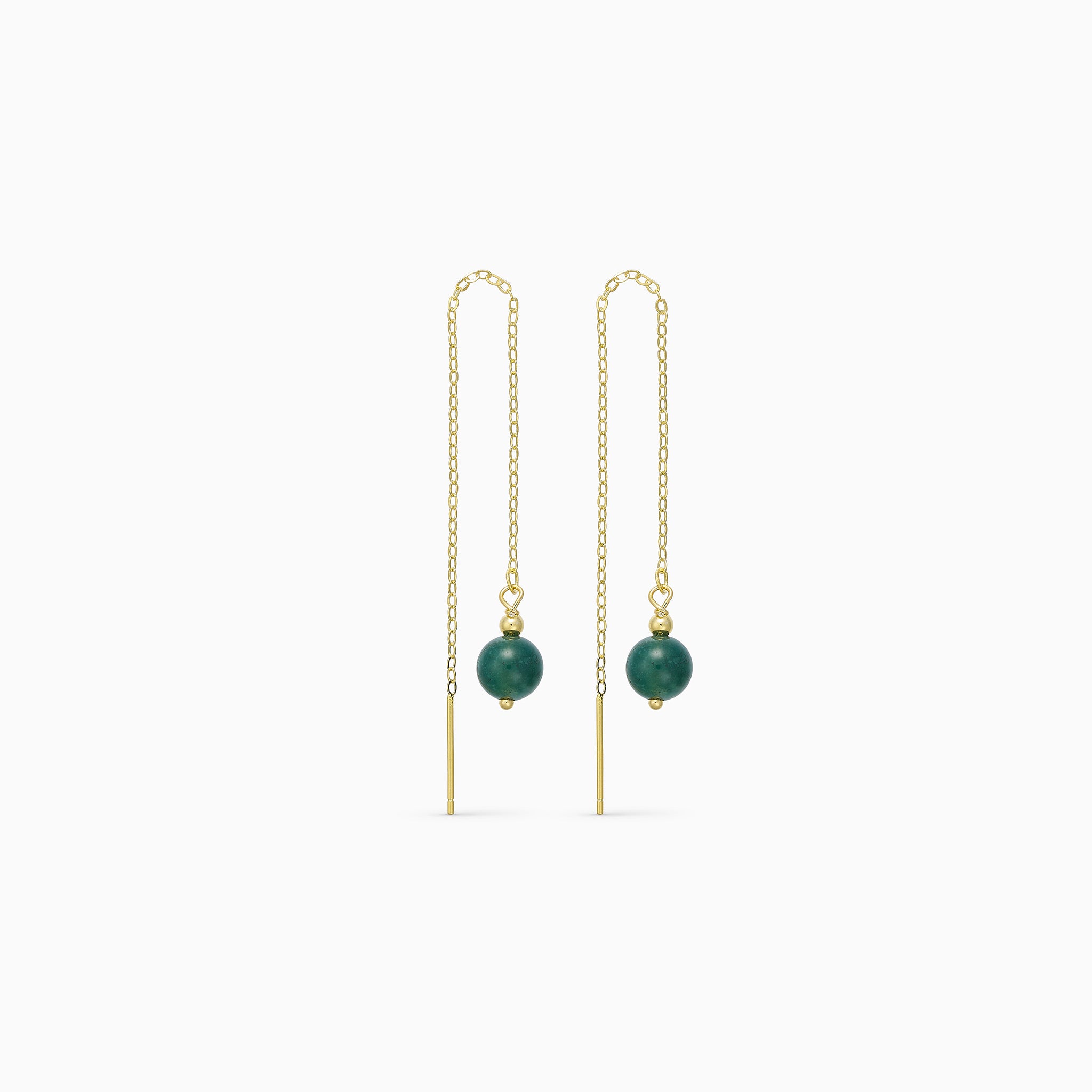 Ohrringe Ella Green Jade "Luck"