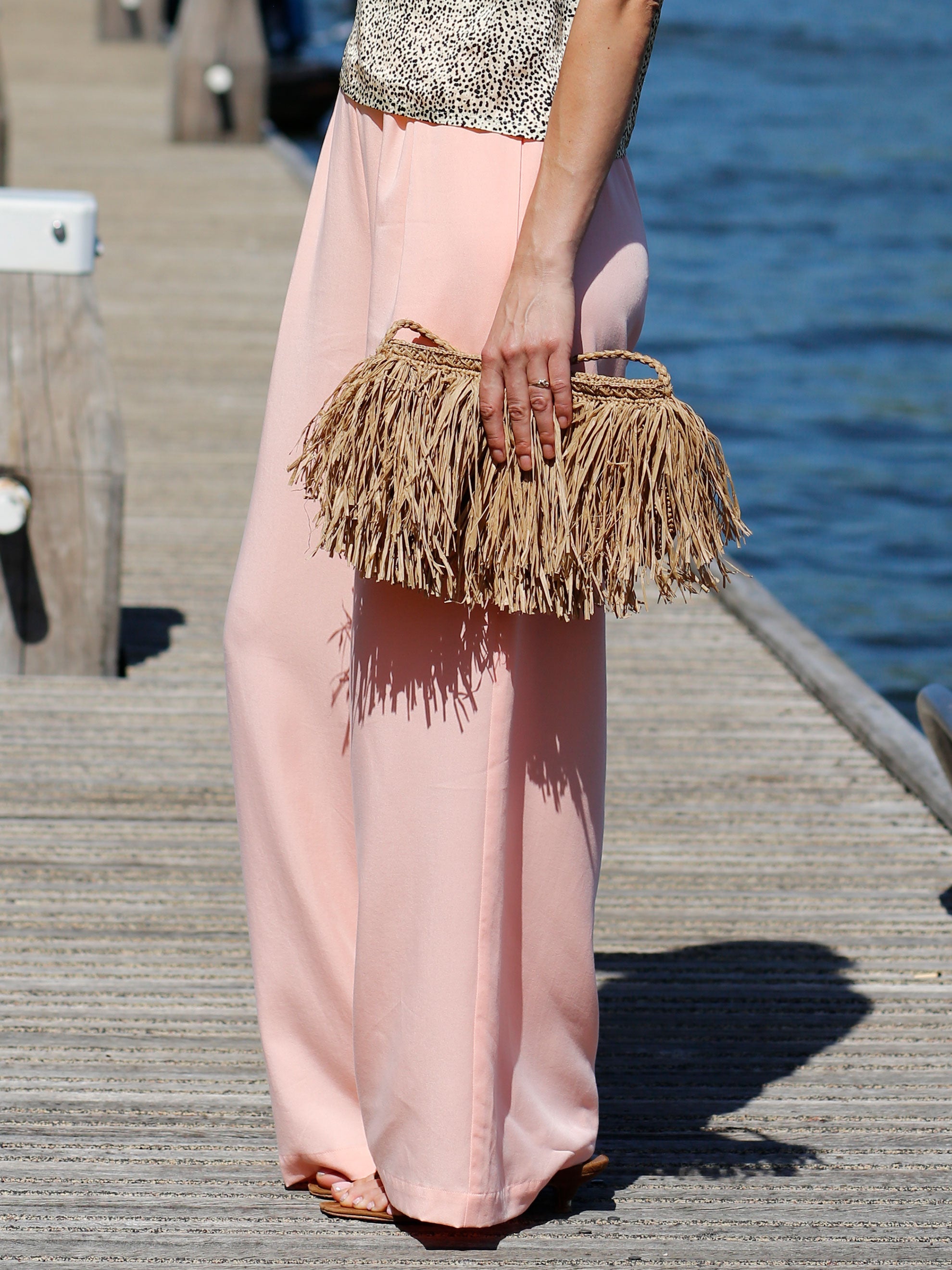 FENJA Hose – Wide Leg-Pant in Blush