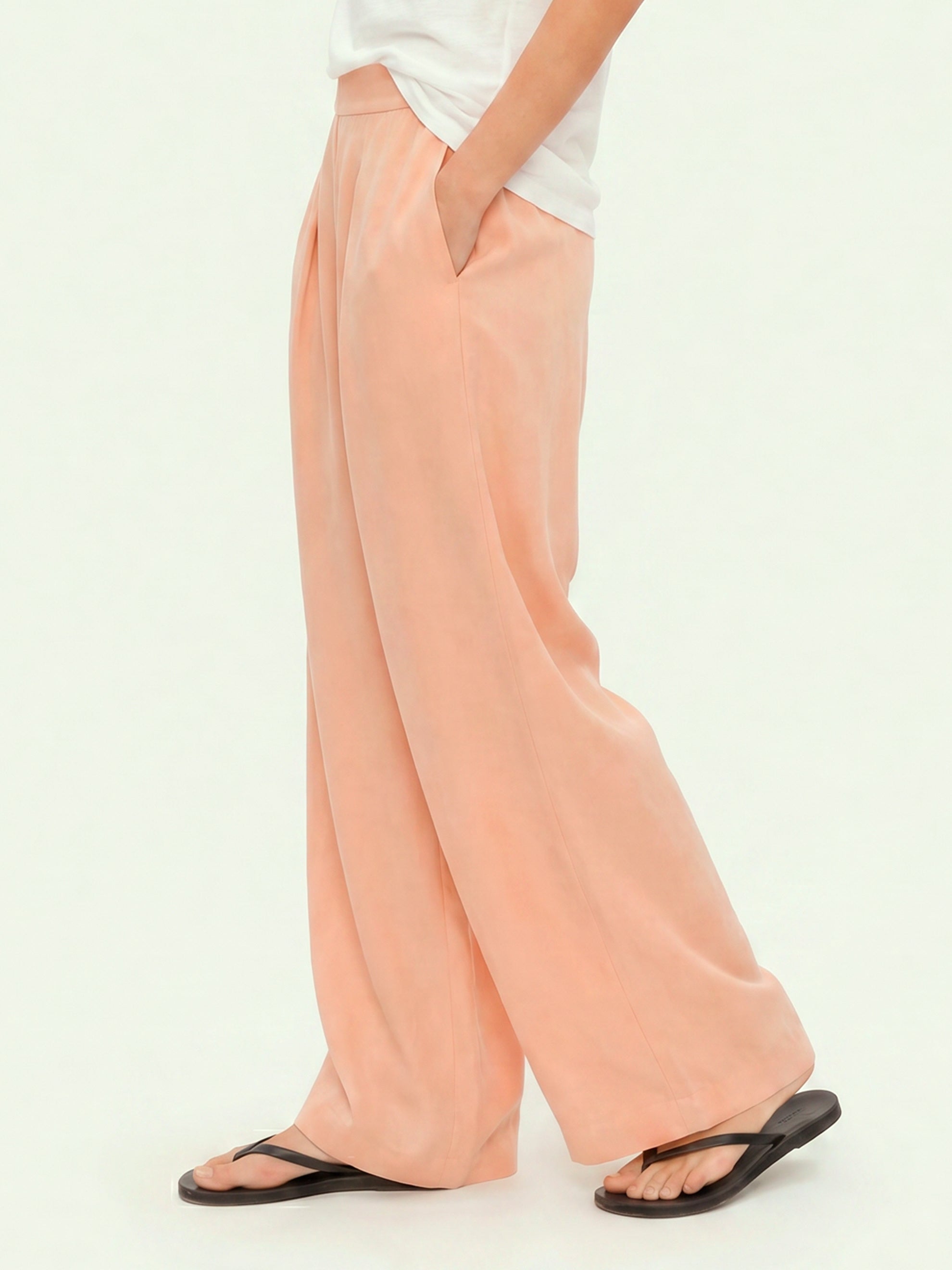 FENJA Hose – Wide Leg-Pant in Blush