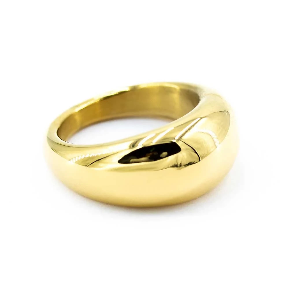 Massiver Ring aus Edelstahl