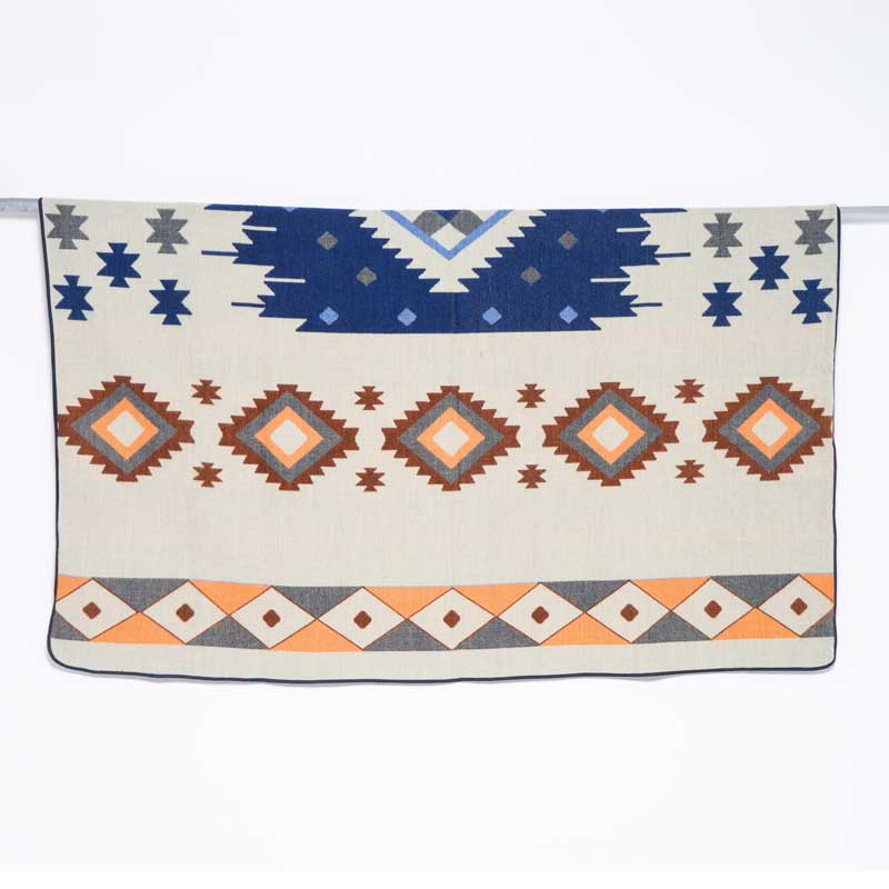 Bohemian Kingsize Decke Pichincha Blue