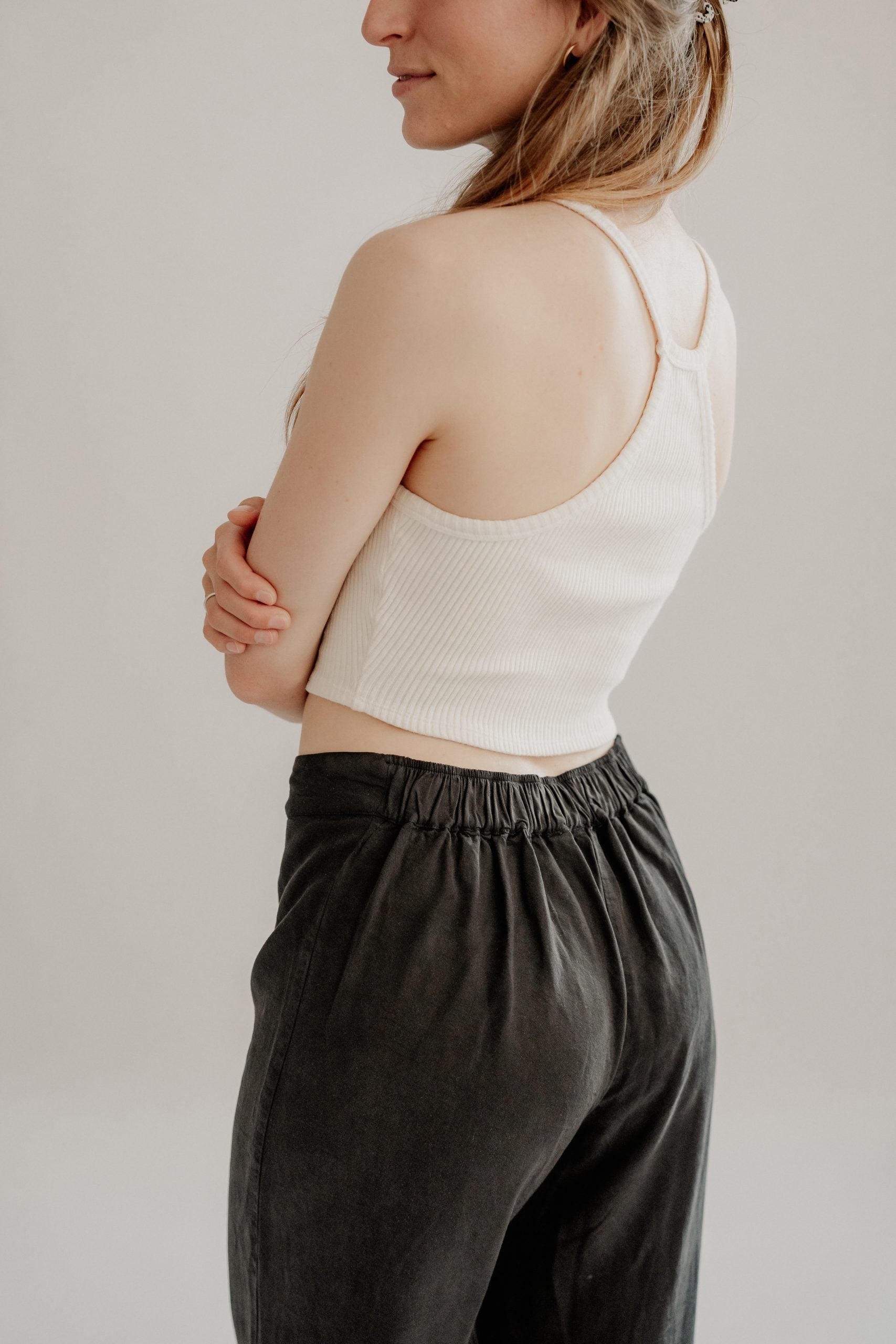 Marlene Hose LENI aus TENCEL™ Schwarz